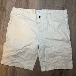 Tommy Bahama Men's White Cargo Shorts